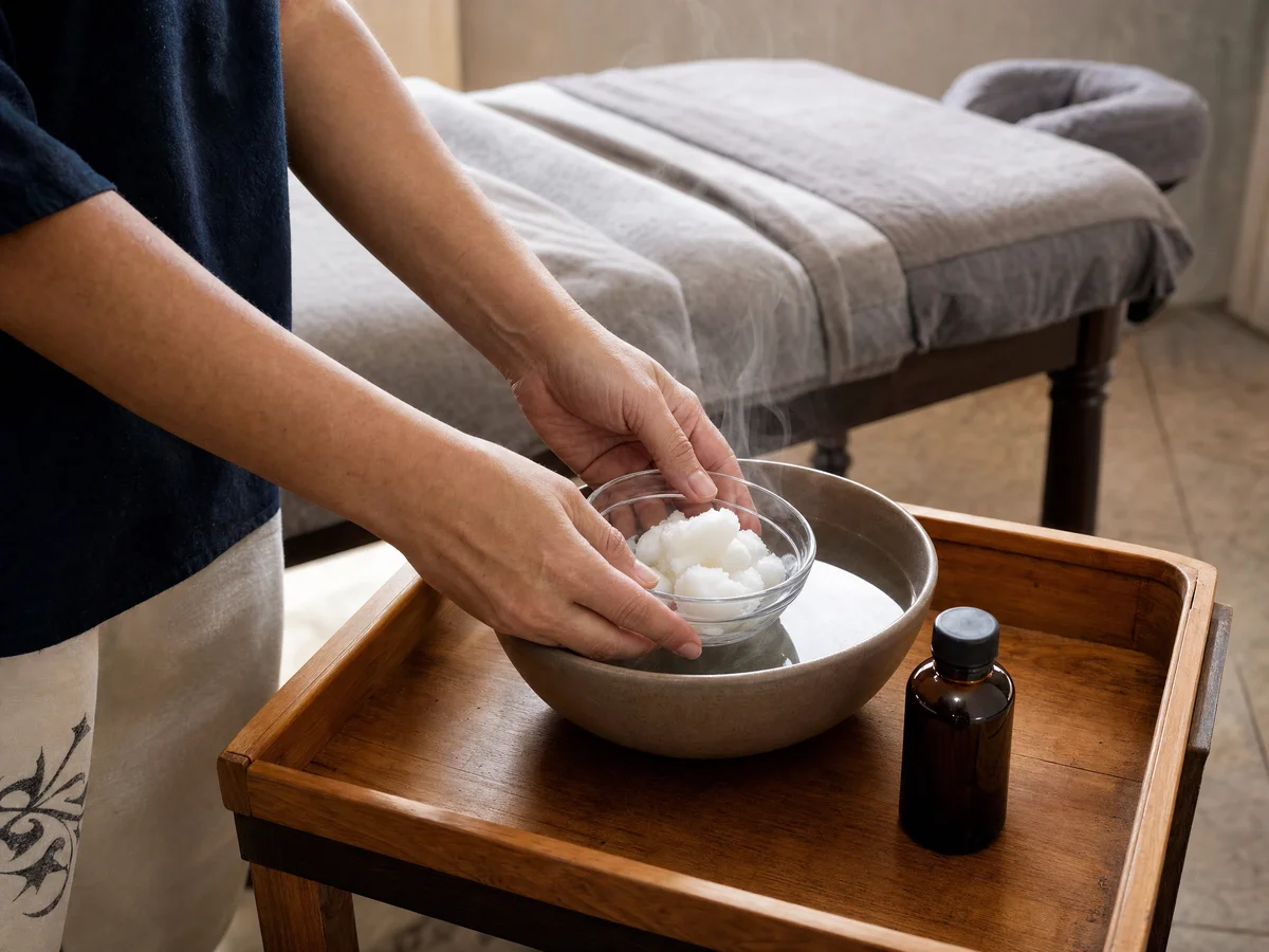coconut oil for massage a professional therapists complete