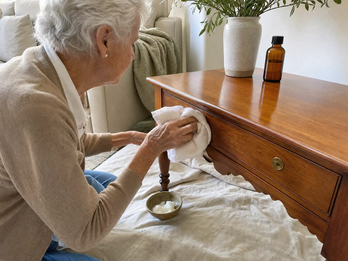 how to polish wood furniture with coconut oil a natural